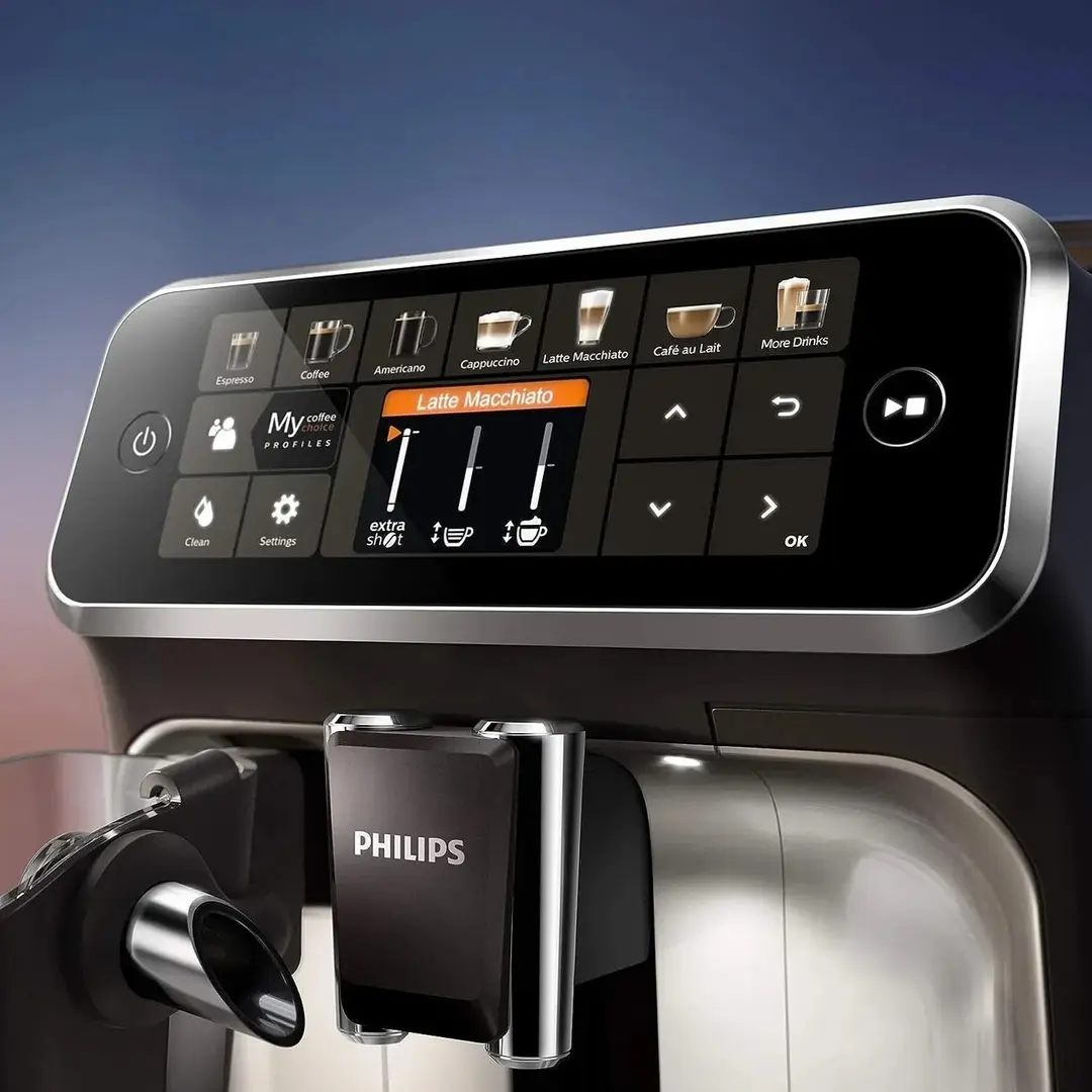Einfache Auswahl Ihres Kaffees über das intuitive Display